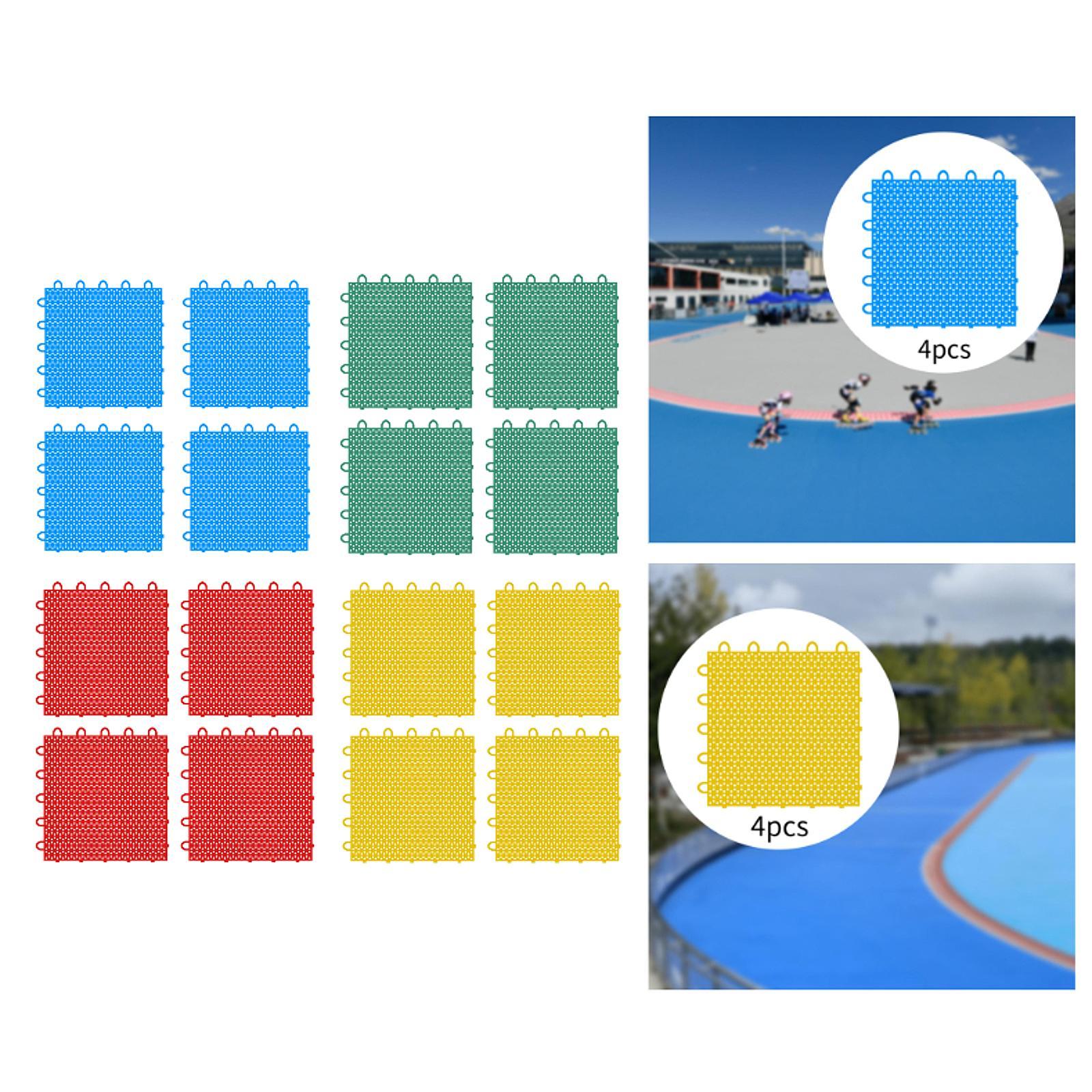 Field Hockey Stick - 4Pcs Dryland Ice Tiles Hockey Training