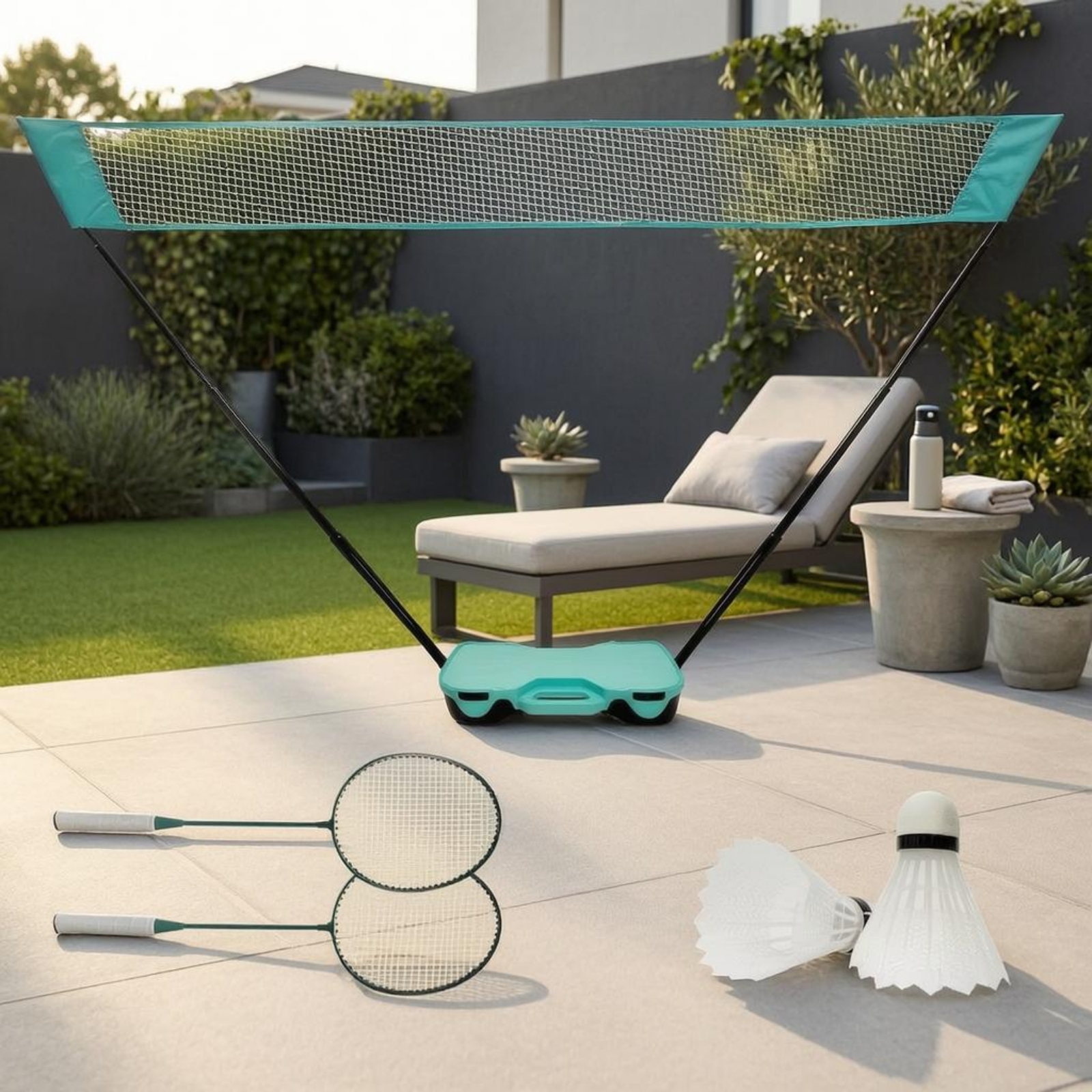 Badminton Net Frame Kit Compac - Sports Equipment Badminton avaliação e preço