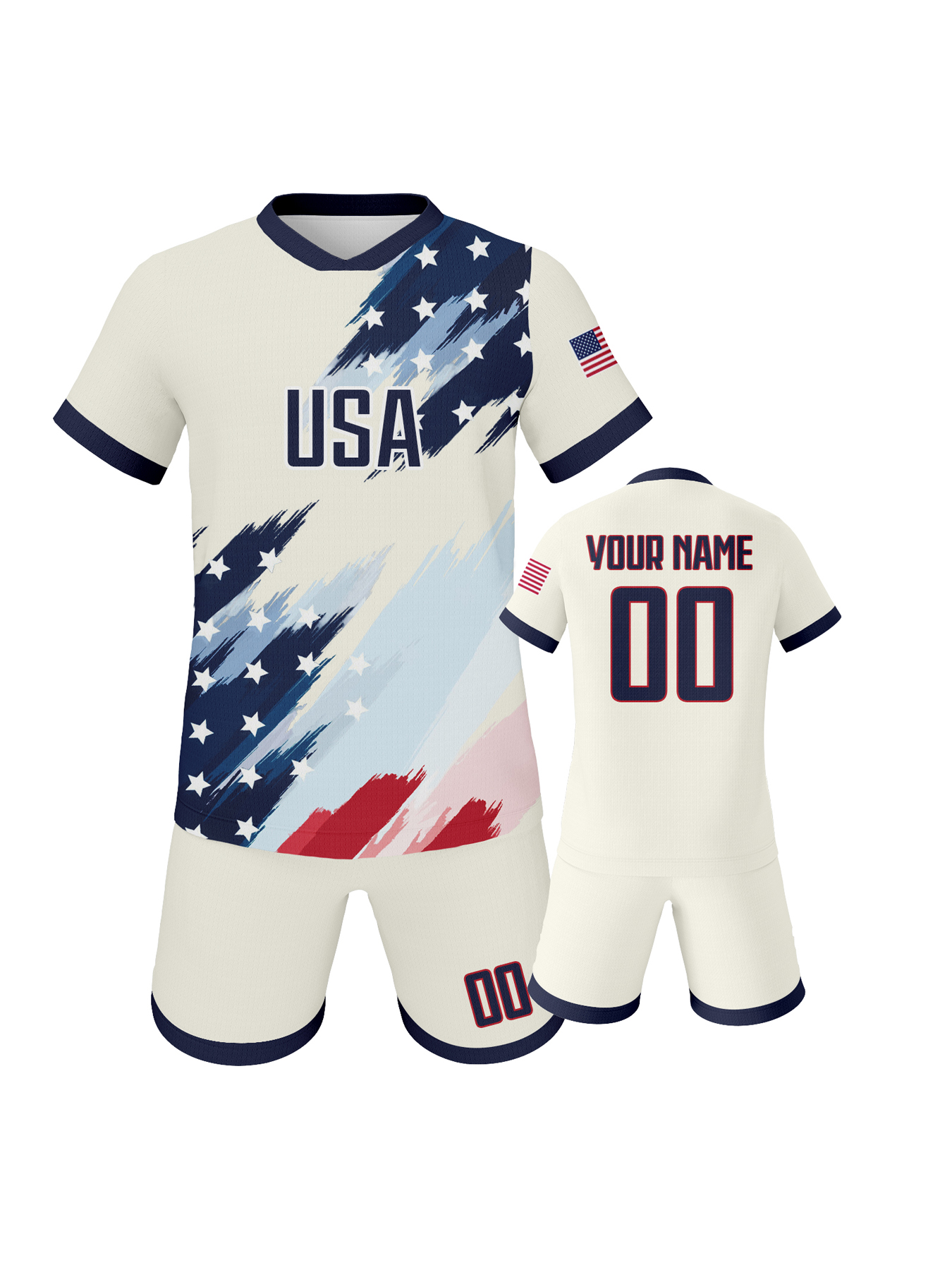 Kids Custom Usa Soccer Kit Per - Sports Equipment For Boys avaliação e preço