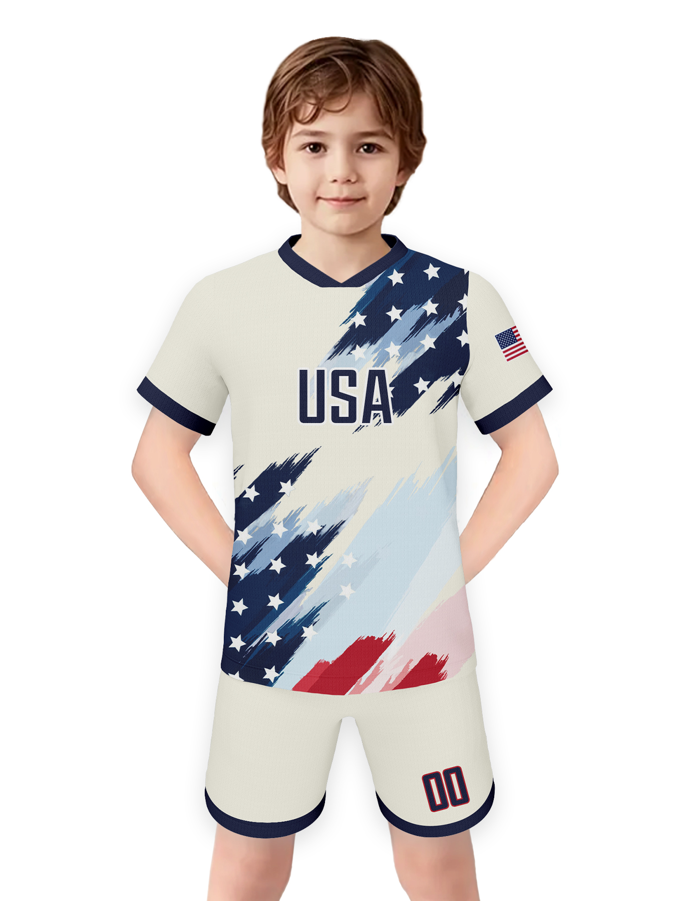 Kids Custom Usa Soccer Kit Per - Sports Equipment For Boys avaliação e preço