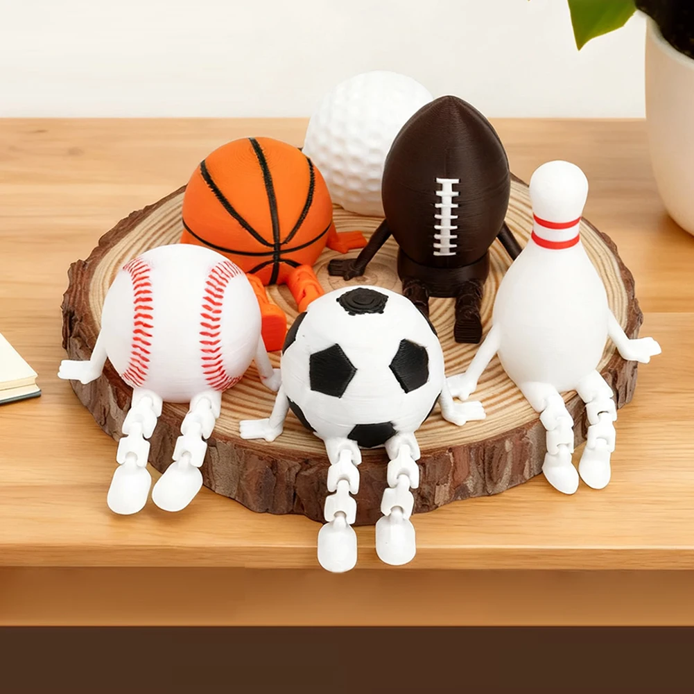3D Printed Soccer Rugby Orname - Rugby Training Ball avaliação e preço