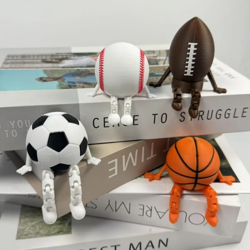 3D Printed Soccer Rugby Orname - Rugby Training Ball avaliação e preço