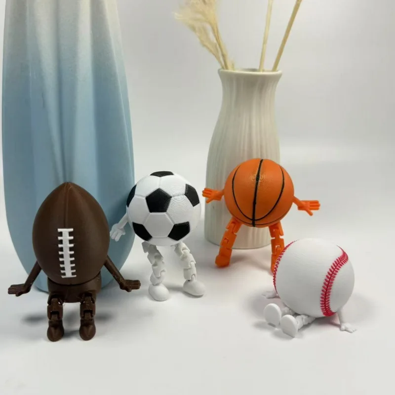 3D Printed Soccer Rugby Orname - Rugby Training Ball avaliação e preço