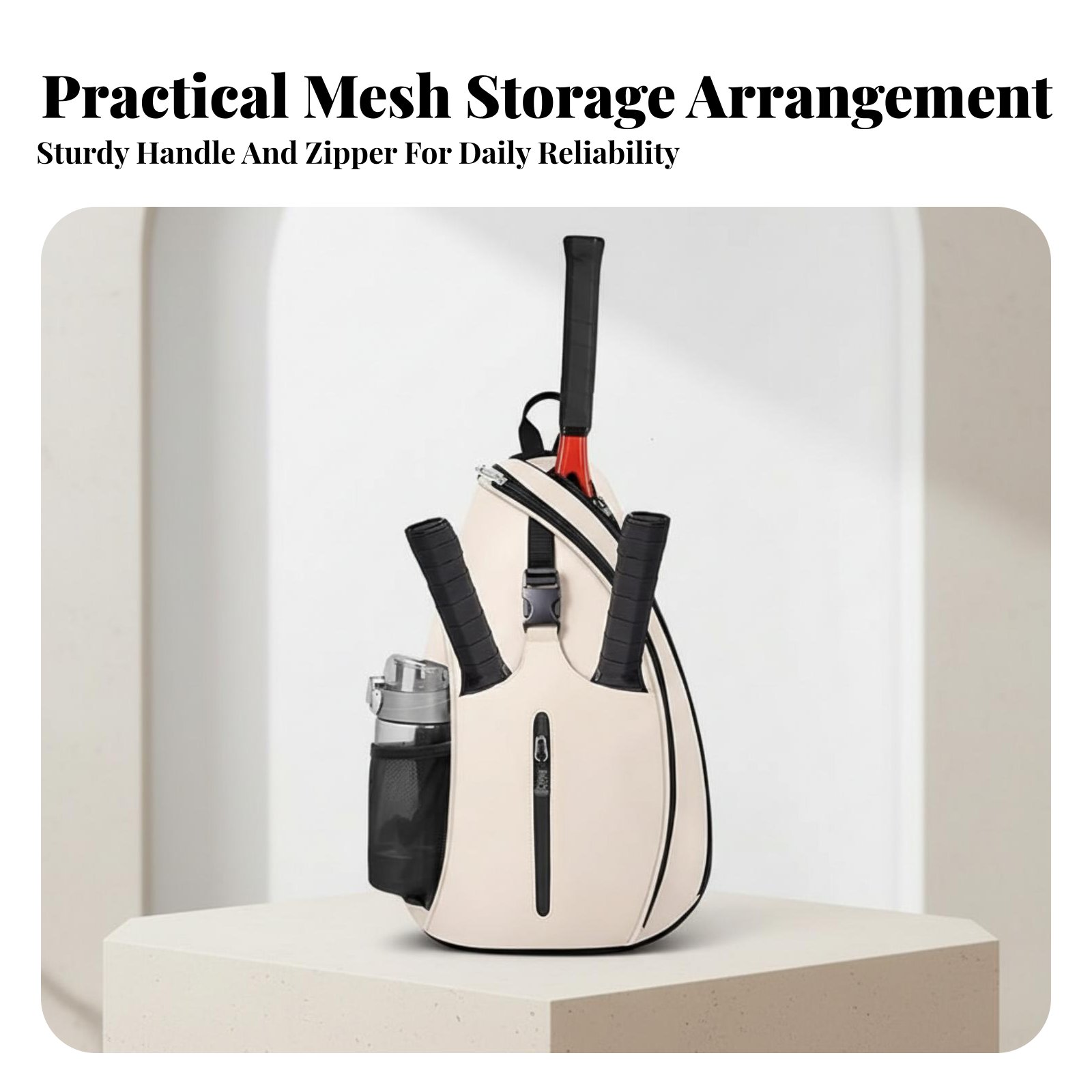 Pickleball Backpack Sturdy Bad - Sports Equipment Badminton avaliação e preço