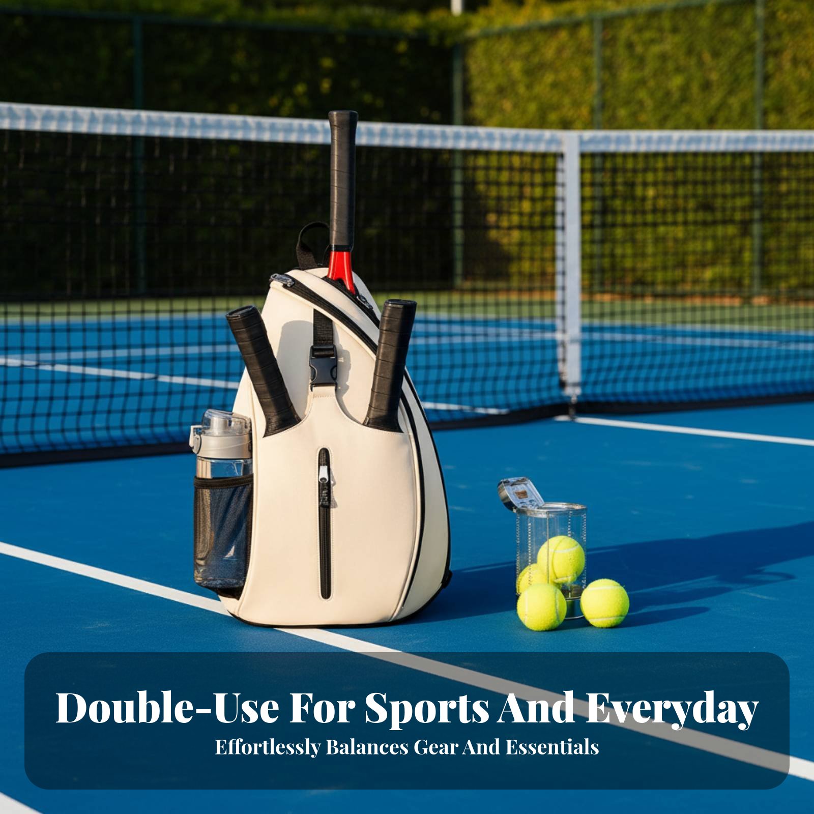 Pickleball Backpack Sturdy Bad - Sports Equipment Badminton avaliação e preço