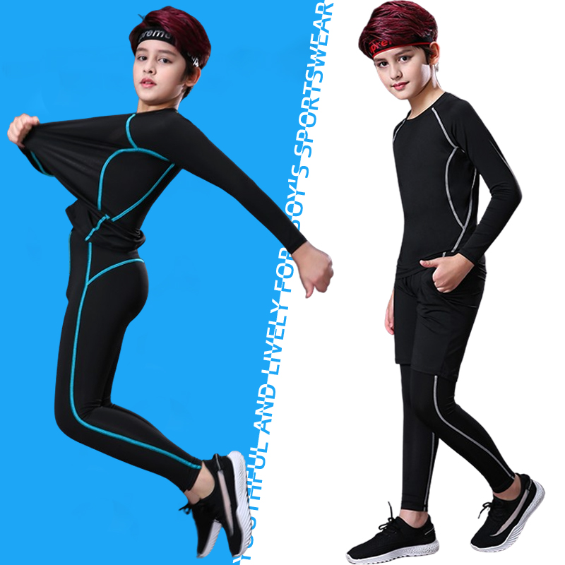 Kids Fitness Tracksuits Youth  - Sports Equipment For Boys avaliação e preço