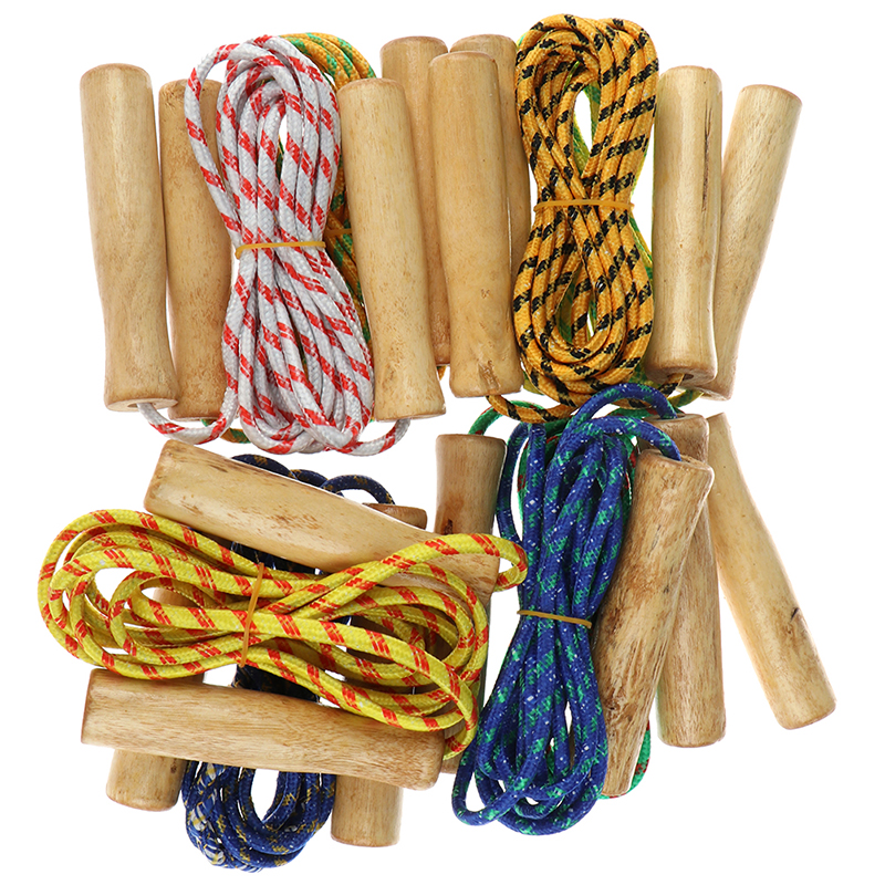 Wooden Handle Skipping Rope Co - Sports Equipment In School avaliação e preço
