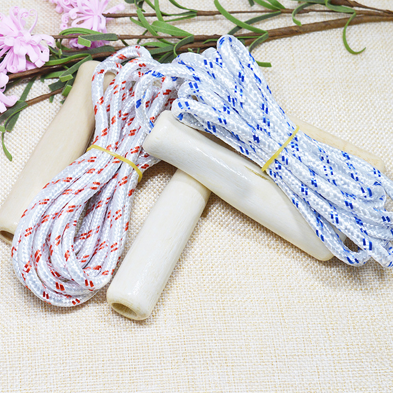 Wooden Handle Skipping Rope Co - Sports Equipment In School avaliação e preço