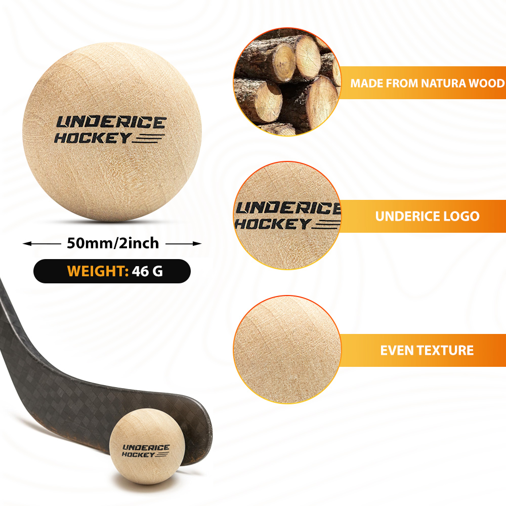 UICE 1pc Ice Hockey Wood Ball  - Field Hockey Stick avaliação e preço