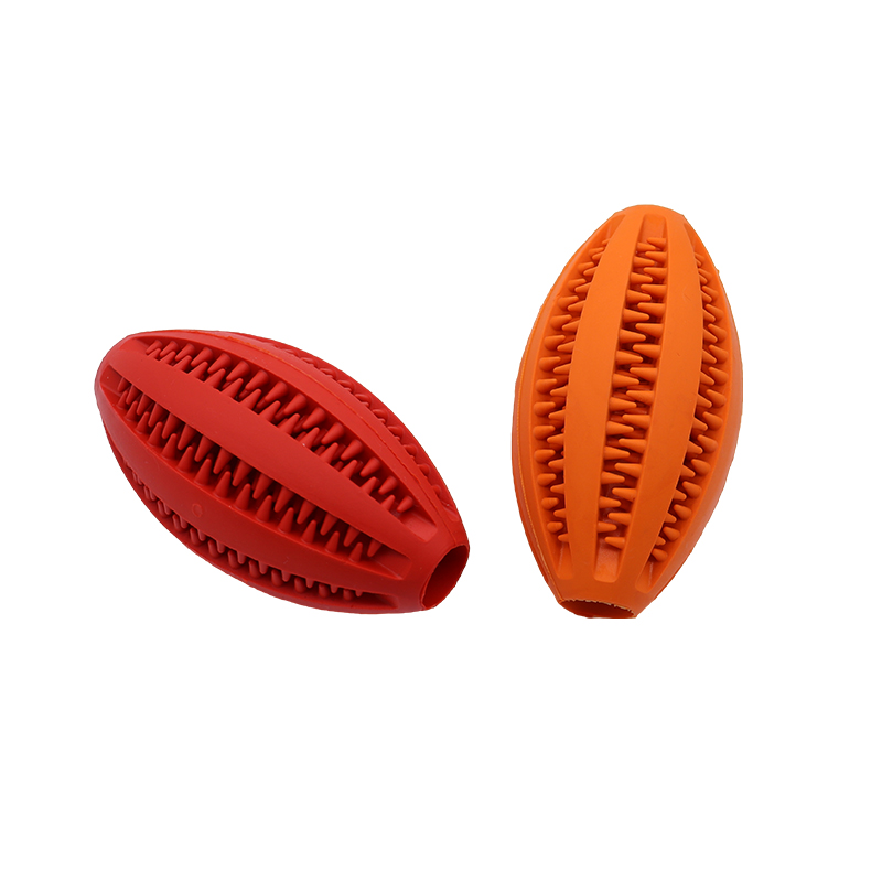 Dog Rubber Leakage Ball Dogs M - Rugby Training Ball avaliação e preço