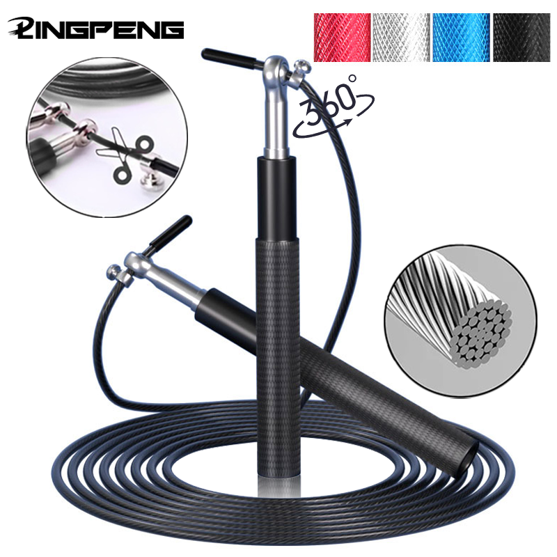 Steel Wire Skipping Rope Fitne - Sports Equipment In School avaliação e preço
