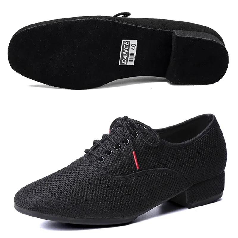 Male Latin Dance Shoes Men Sal - Sports Equipment For Boys avaliação e preço
