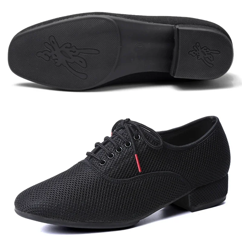 Male Latin Dance Shoes Men Sal - Sports Equipment For Boys avaliação e preço