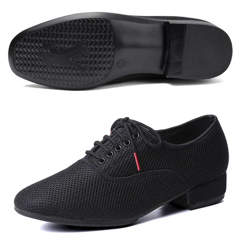 Male Latin Dance Shoes Men Sal - Sports Equipment For Boys avaliação e preço