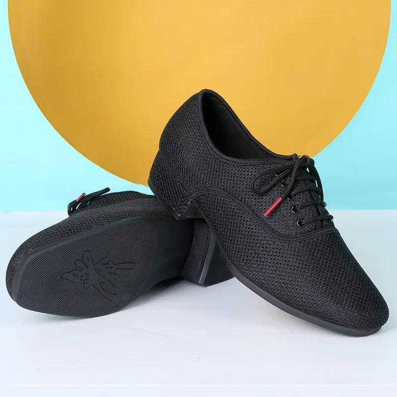 Male Latin Dance Shoes Men Sal - Sports Equipment For Boys avaliação e preço