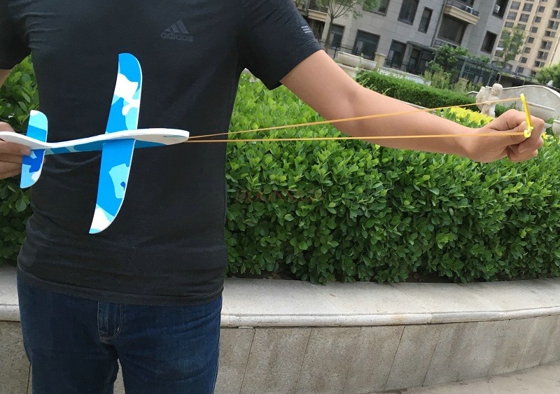 Rubber band ejection aircraft  - Sports Equipment In School avaliação e preço